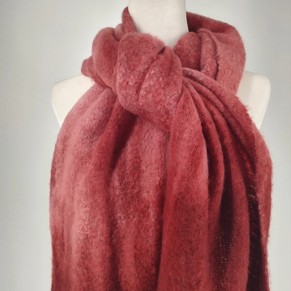 Steve Madden Blanket Scarf Terracotta 1 SFM